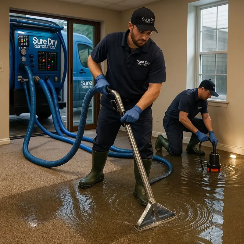 Water Extraction and Removal process in McGregor, TX
